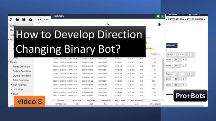 Direction Changing Binary Bot